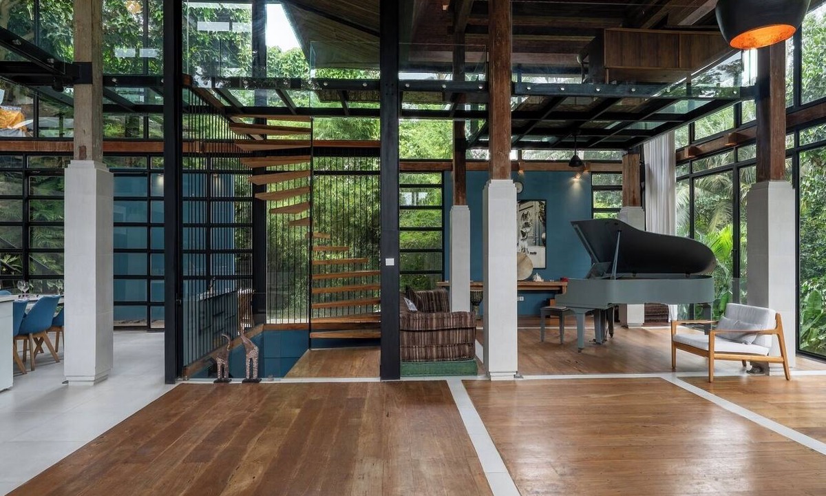 Mas Villa | 4BR Castle of Glass Villa Ubud - Nature Surrounded