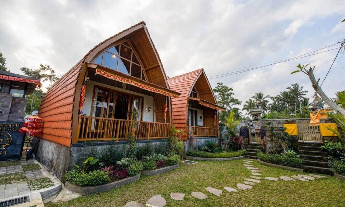 Melayang Villa | Hidden 1BR Peaceful A-Frame Villa | Ubud Area