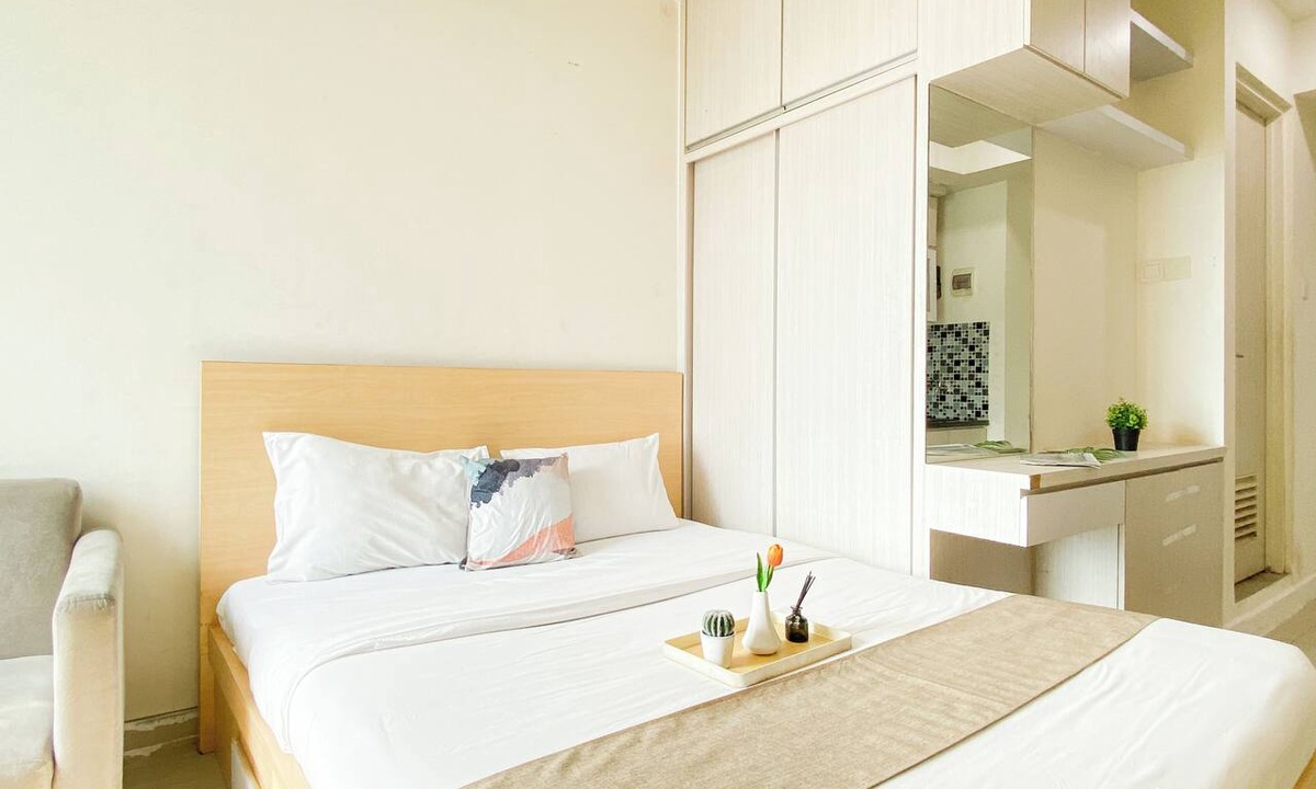 Pekayon Jaya Apartment | Minimalist Functional Studio At Apartment Grand Kamala Lagoon