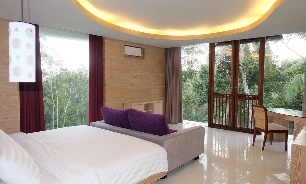 Melayang Villa | Private Two-Bedroom Ricefields View Villa Ubud