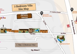3 Bedroom Pool Villa, Central Seminyak, Daily housekeeping staff in Seminyak