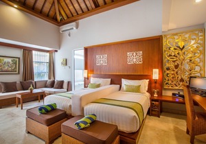 Spacious Two Bedroom Deluxe Villa in Jimbaran with a private pool