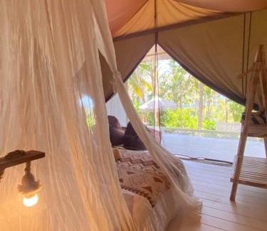 Penida Island Villa | Romantic Eco safary tent,Cozy by Natura,private pool,sea view, Exotic luxury private glamping