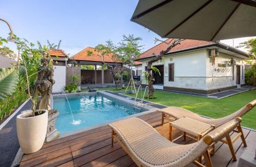 Sanur Kauh Villa | Arana Family Villa with Private Garden and Pool, 2BR, Kitchen, AC, free Parking