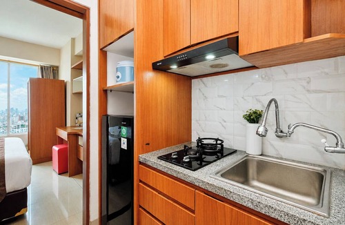 Pekayon Jaya Apartment | Comfortable 1Br Without Living Room At Grand Kamala Lagoon Apartment