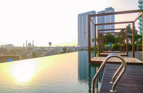 Pekayon Jaya Apartment | Good Choice And Cozy 2Br Grand Kamala Lagoon Apartment