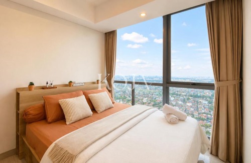 Tangerang Apartment | HIOKI 3Br 5 mins to Golf Course Bathtub