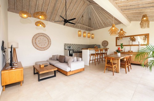 Sunset Road Villa | New Villa Misha Modern 2BR Pool with Tropical Garden Near Seminyak