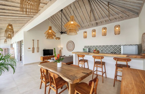 Sunset Road Villa | New Villa Misha Modern 2BR Pool with Tropical Garden Near Seminyak