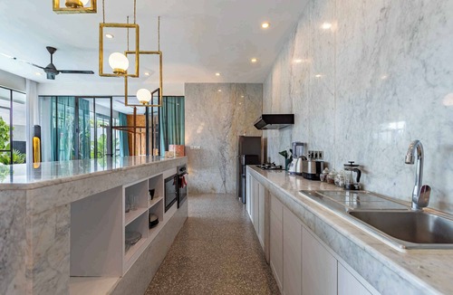Umalas Villa | Paris-Style 1BR Honeymoon Villa With AC Enclosed Living & Pvt. Pool
