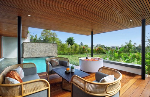 Ubud City-Centre House | Rice Field View 2Bedroom in Ubud Resort