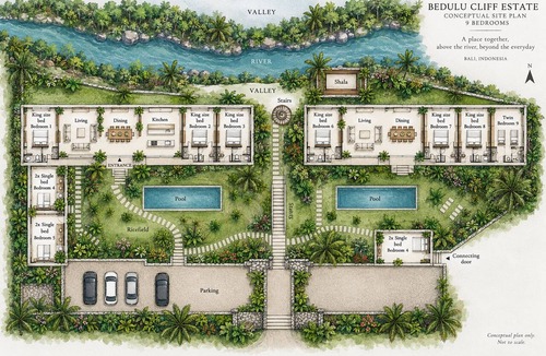Kemenuh Villa | Riverfront · Private Chef · 2 Pools · Yoga Shala