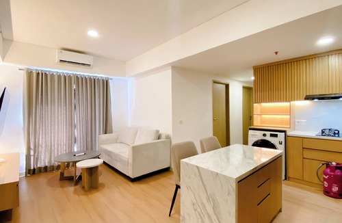 Cikarang Apartment | Spacious And Homey 2Br With Work Space At Meikarta Apartment