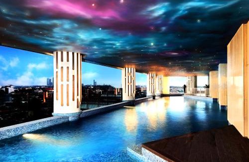 Gubeng Apartment | Stylish 2BR Apartment Vasa Suite Surabaya City Centre with Balcony by Le Ciel Hospitality