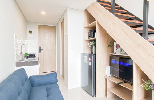 Lebak Bulus Apartment | Urban Cozy Loft Studio At Apartment Apple 3 Condovilla