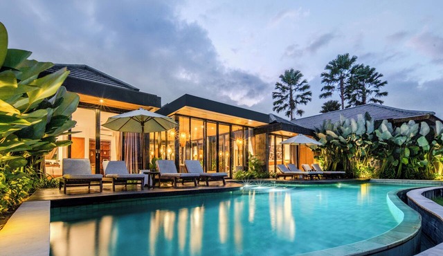 4BR Villa Tenang Tropical Modern Villa with Private Pool in Ubud's Nature