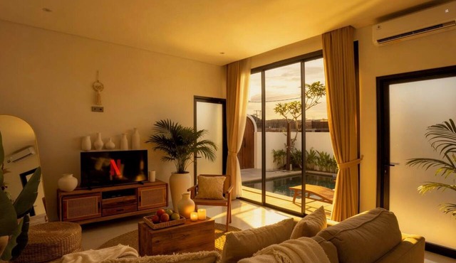 Bohemian Chic Villa Brand New 2BR with Private Pool, Next To Obsidian & Paddle in Kabupaten Badung