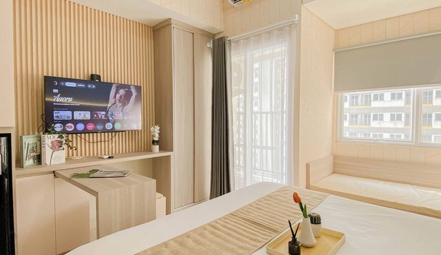 Calming Studio Room At Apartment Lrt City Sentul - Royal Sentul Park