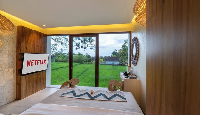 Cozy 1BR Cottage with Stunning Rice Field View in Ubud