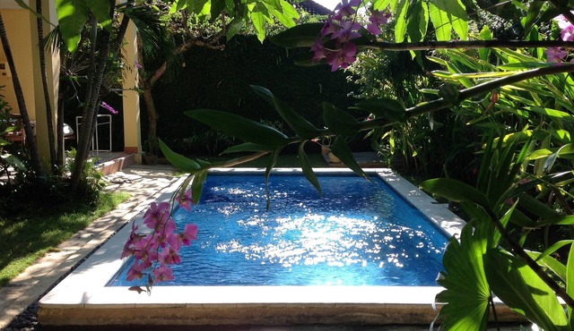 Dalle's House in Bali: centrally located yet quiet, bright, with tropical garden