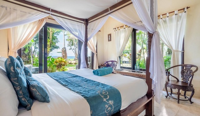 Double Room with Ocean View | The Village of Angels Resort | Candidasa in Kabupaten Karangasem
