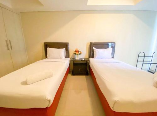 Minimalist Studio Room Marquis de Lafayette Apartment By Travelio in Semarang