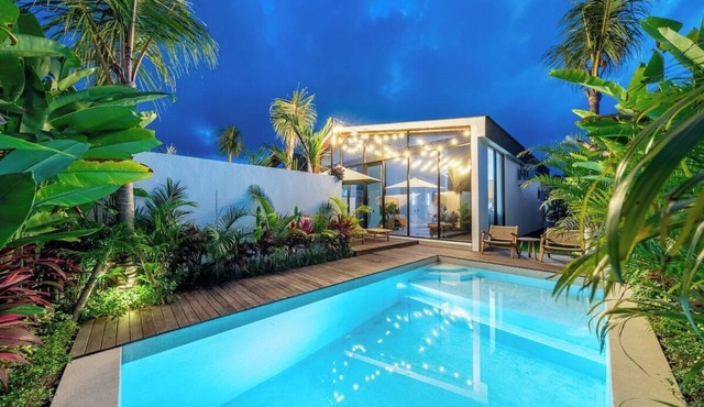 New Jungle 3BR Villa+Beach Access+Huge Pool 10A in South Kuta
