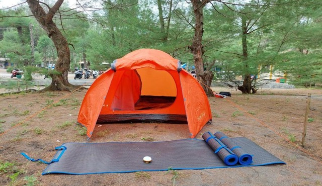 PANTAI AYUNAN CAMP GOA CEMARA in Tegalan