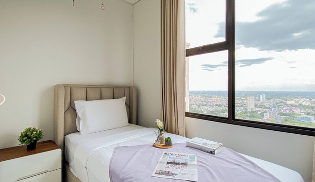 Sophisticated 2Br Apartment At Transpark Cibubur in Depok