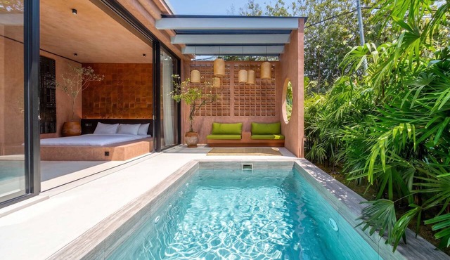 Tropical 1BR Hideaway in Ungasan w Pool & Patio in South Kuta