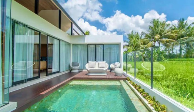 Villa Ubud Bali Indonesia a modern retreat with pool, ideal for families in Ubud