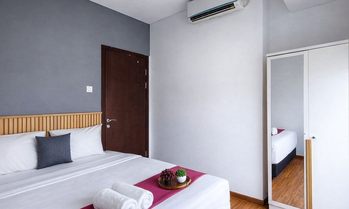 Surabaya Apartment | 6 Pax Tranquil 3Br With Extra Room At Grand Sungkono Lagoon Apartment