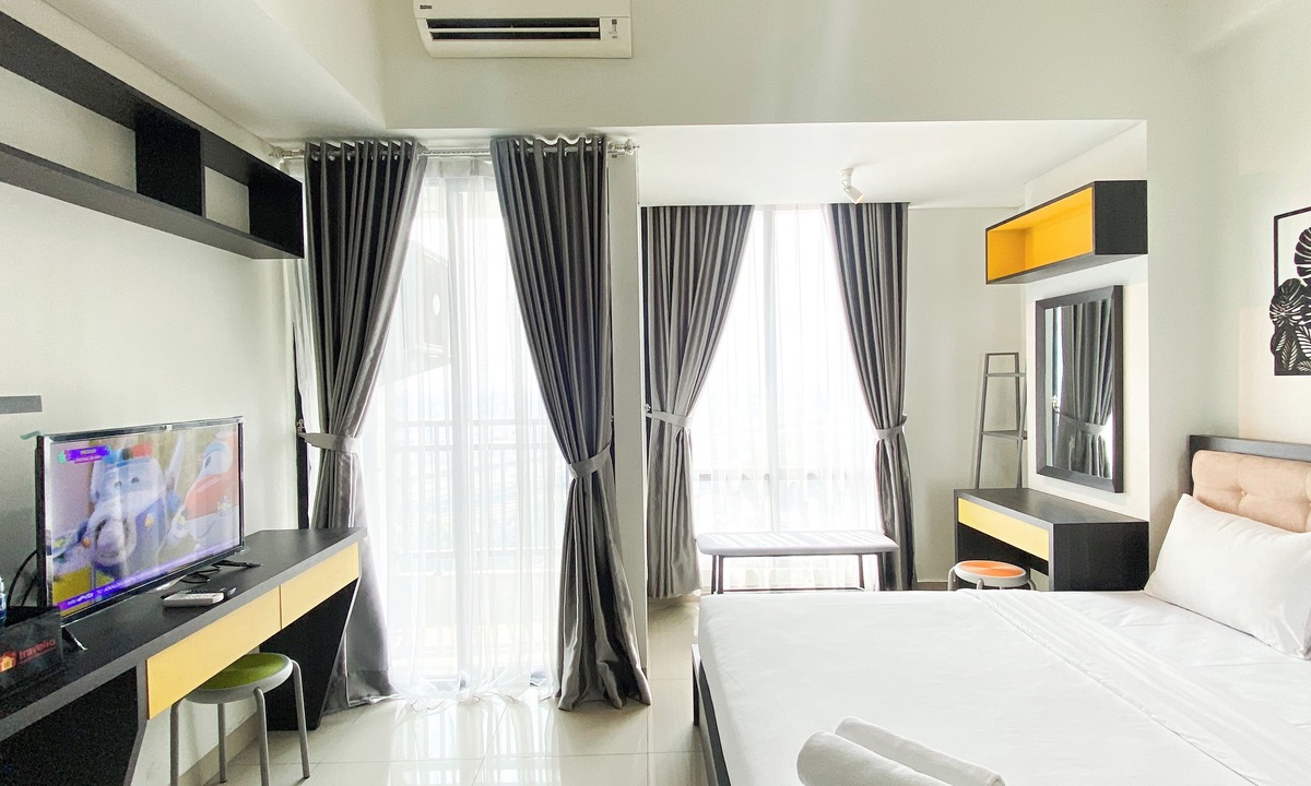 South Tambun Apartment | Monochromatic Studio At Lrt City Bekasi Apartment