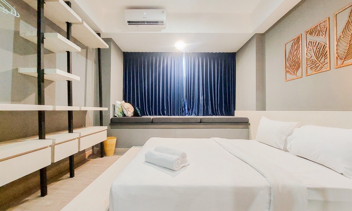 Pinang Apartment | Cozy Living 1Br Collins Boulevard Apartment