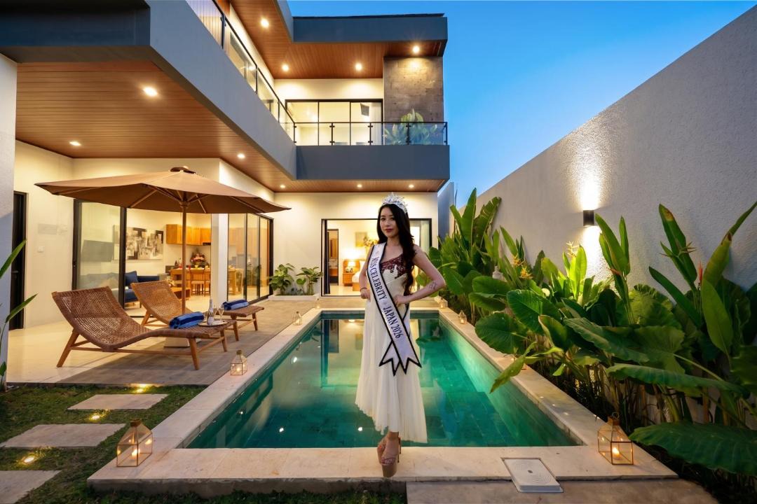 Kesiman Villa | BrandNew Beachside Modern Villa C, 3 Bedrooms for 8 Guests