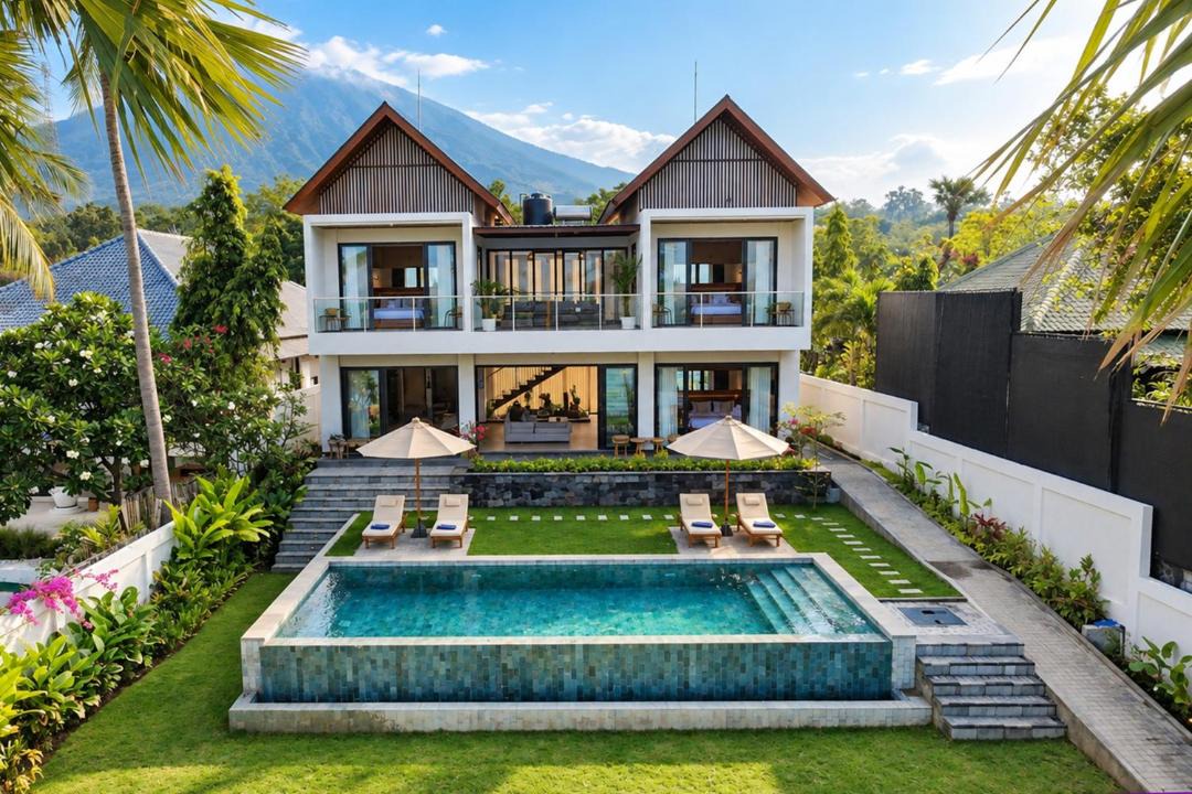 Tulamben Villa | Nuansa Biru Villa Tulamben