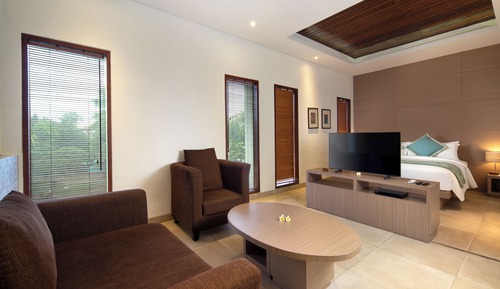 Grand Deluxe Living Room with Return Boat Transfer and Shuttle Denpasar - Sanur - Denpasar