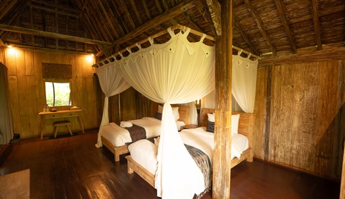 Wooden Joglo Twin Villa