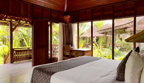 Deluxe Cottage, Balcony, Garden View