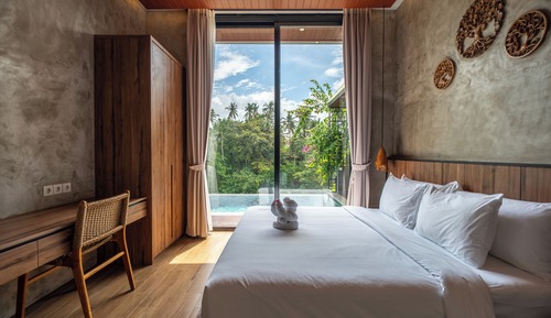 Two bedroom villa with private pool and jungle view