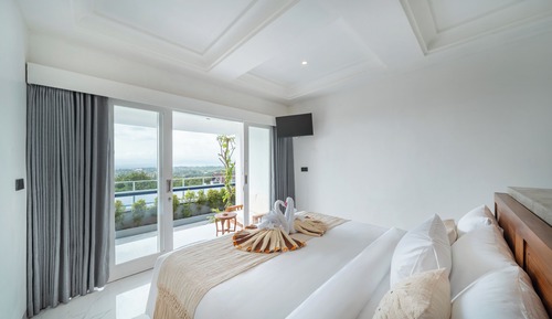 Deluxe Quadruple Room, Balcony, Ocean View