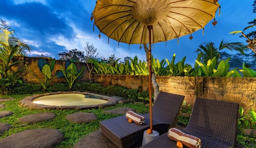 Luxury Villa, 1 King Bed, Private Pool, Garden View
