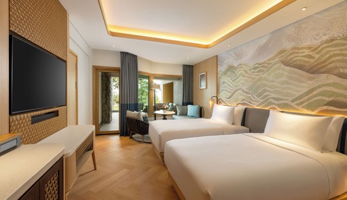 Premium Twin Room, 2 Twin Beds, Terrace, Garden View