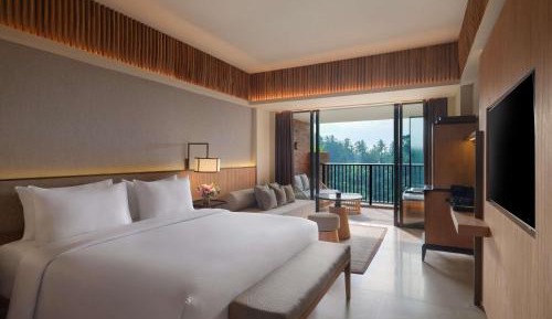Deluxe King Room with Balcony and Forest View