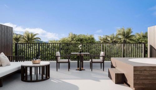 King Suite with Balcony and Valley/Cliff Garden View