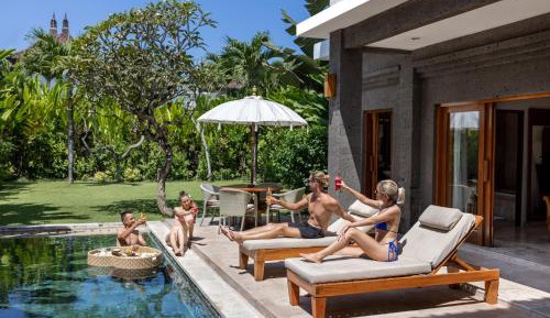 Two-Bedroom Pool Villa with One Time 30 Minute Welcome Massage