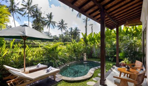  One -Bedroom Private Pool Villa with Rice Field View 