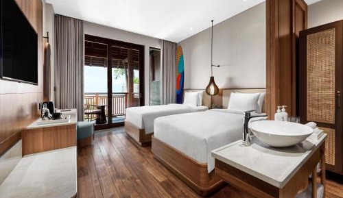 Premium Twin Room with Ocean View and Balcony - Top Floor with 20% Disc F&B Excl. Alcohol and In Room Dining (T&C Apply)