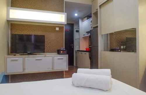 Surabaya Apartment | Trendy and Tidy Studio Room at Puri Mas Apartment