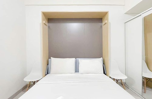 Makassar Apartment | White Studio Room (No Kitchen) At Bandaraya - Tallasa City Makassar Apartment
